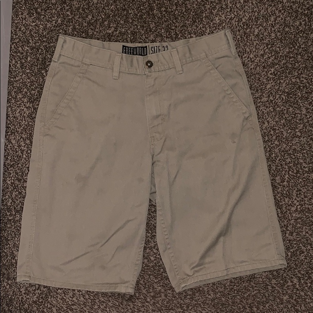 Freeworld Khaki Shorts - Mens 32
